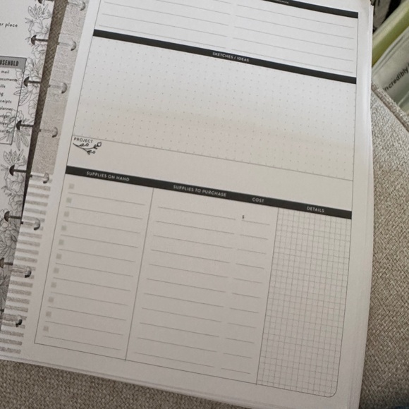 HAPPY PLANNER Bundle - Homebody Big Sticker book and Planner Paper - Partial - Picture 15 of 16